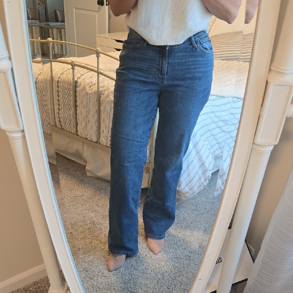 Judy Blue Straight Leg Women's Jeans in Classic Blue